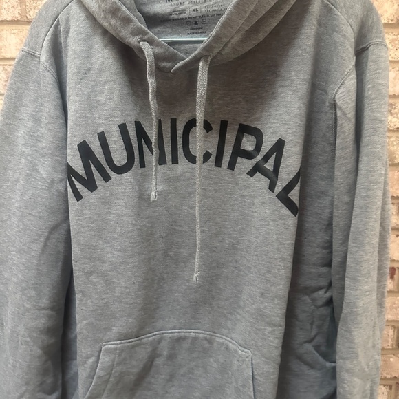 Gray Men's Hoodie - Picture 2 of 4